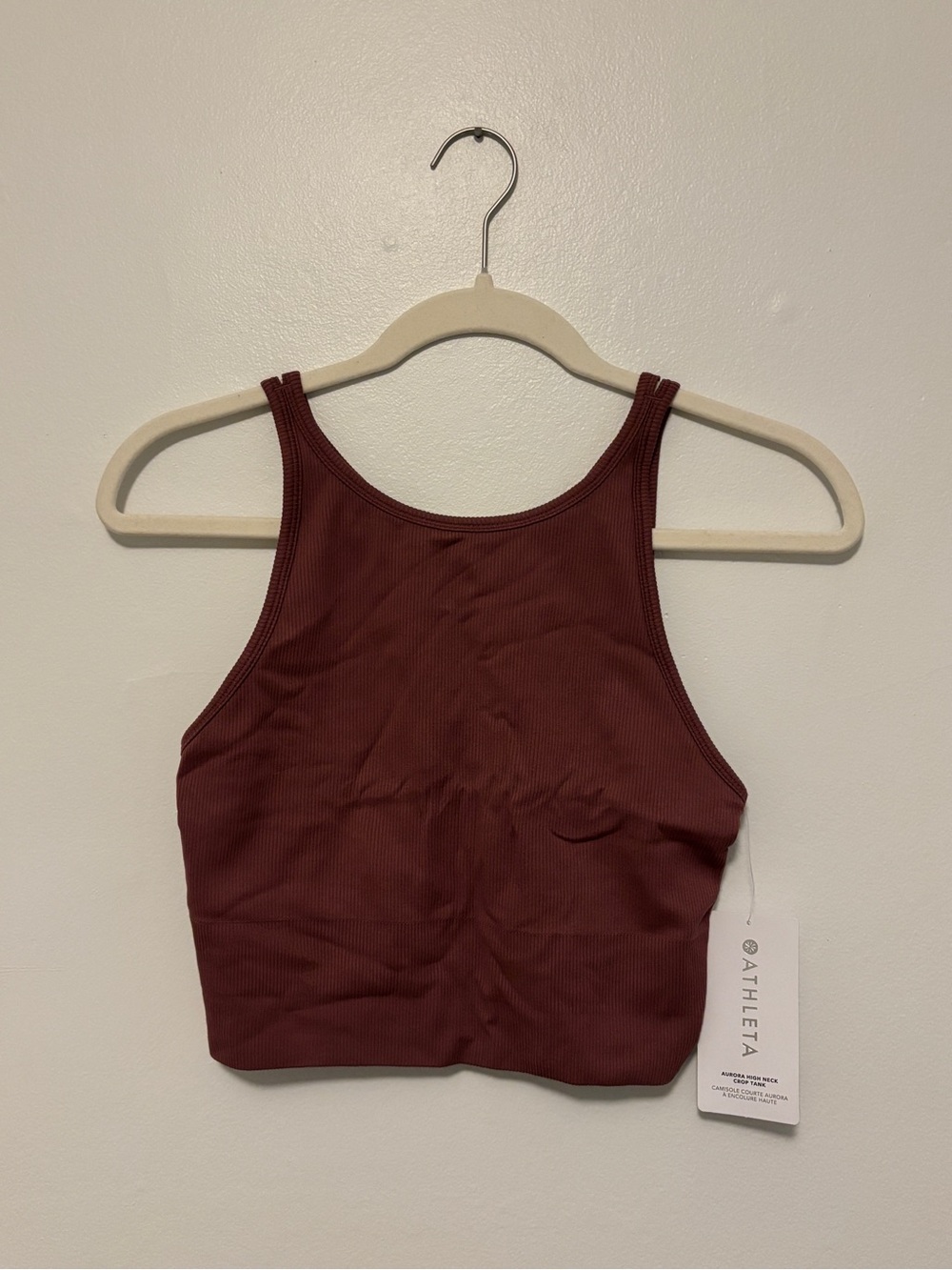 [NWT] Athleta Women's Ribbed Tank Crop Top